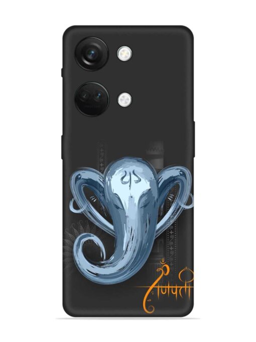 Illustration Lord Ganpati Embossed Soft Silicone Case for Oneplus Nord 3 (5G) Zapvi