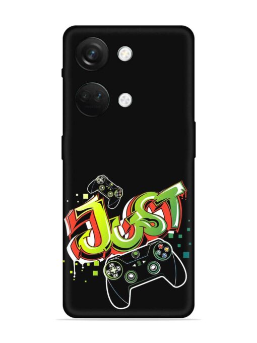 Graffiti Gamepad Illustration Embossed Soft Silicone Case for Oneplus Nord 3 (5G) Zapvi