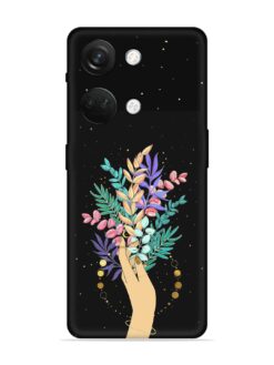 Flower On Hand Embossed Soft Silicone Case for Oneplus Nord 3 (5G)