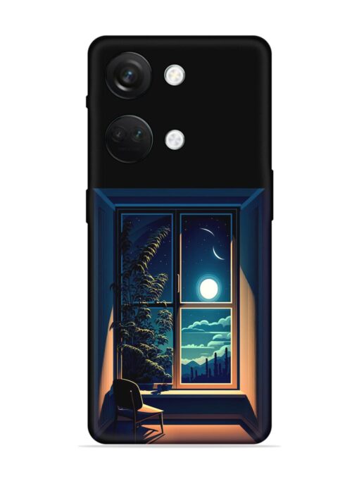 Night View At Window Embossed Soft Silicone Case for Oneplus Nord 3 (5G) Zapvi