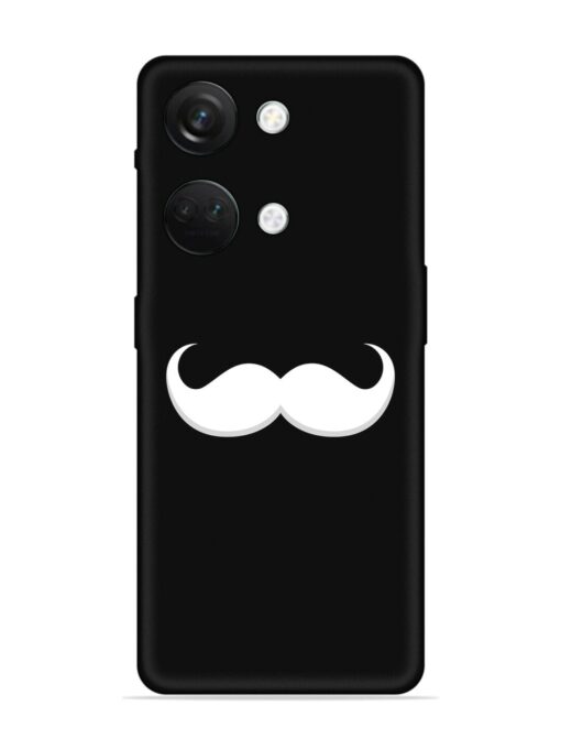 Mustache Vector Embossed Soft Silicone Case for Oneplus Nord 3 (5G) Zapvi