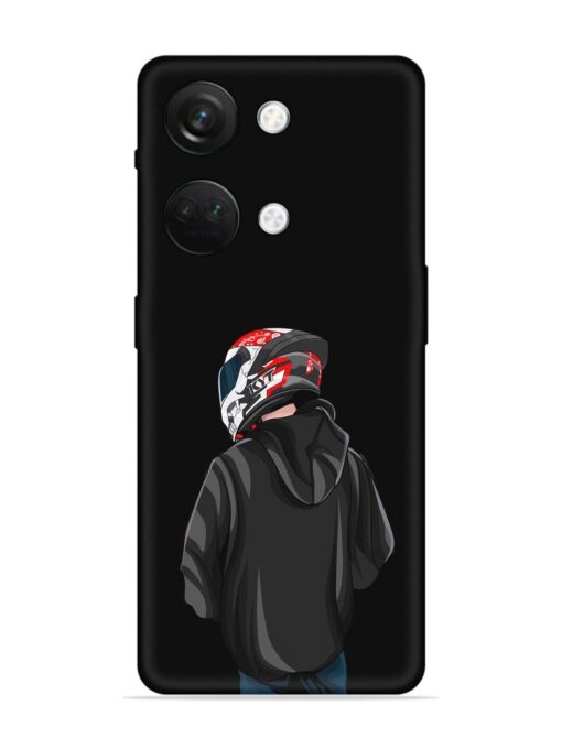 Motorcycle Rider Embossed Soft Silicone Case for Oneplus Nord 3 (5G) Zapvi