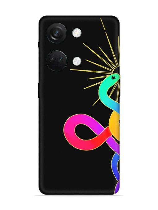 Art Geometric Abstraction Embossed Soft Silicone Case for Oneplus Nord 3 (5G)