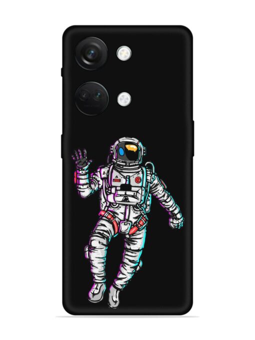 Spaceman Embossed Soft Silicone Case for Oneplus Nord 3 (5G)