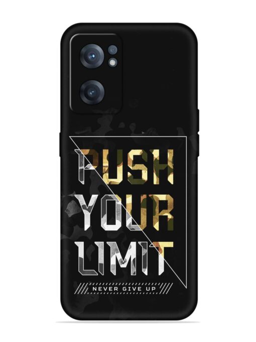 Push Your Limits Embossed Soft Silicone Case for Oneplus Nord Ce 2 (5G)