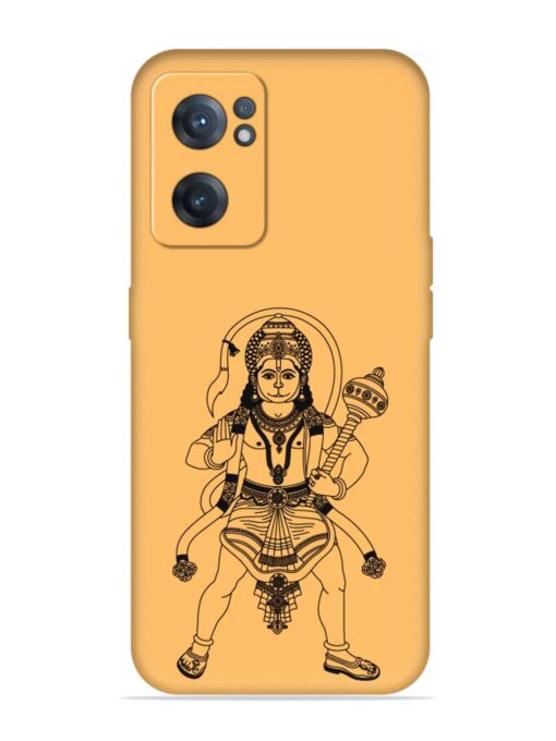 Indian God Hanuman Embossed Soft Silicone Case for Oneplus Nord Ce 2 (5G)