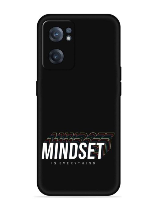 Mindset Everything Slogan Embossed Soft Silicone Case for Oneplus Nord Ce 2 (5G)