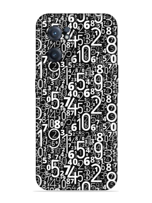 Many Numbers Different Embossed Soft Silicone Case for Oneplus Nord Ce 2 (5G)