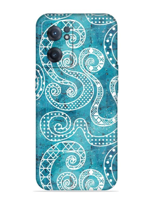 Vintage Curved Seamless Embossed Soft Silicone Case for Oneplus Nord Ce 2 (5G)