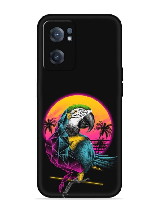 Rad Parrot Embossed Soft Silicone Case for Oneplus Nord Ce 2 (5G)