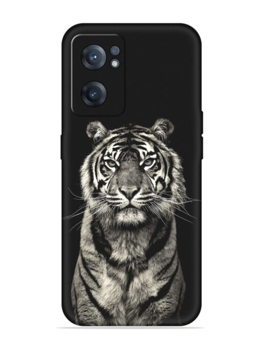 Tiger Art Embossed Soft Silicone Case for Oneplus Nord Ce 2 (5G) Zapvi