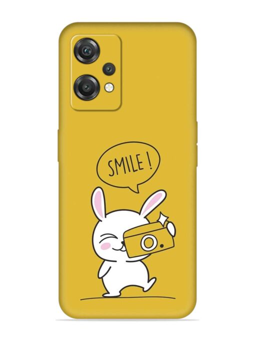 Hey Smile Please Embossed Soft Silicone Case for Oneplus Nord Ce 2 Lite (5G) Zapvi