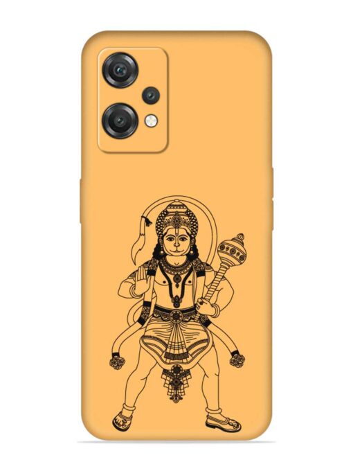 Indian God Hanuman Embossed Soft Silicone Case for Oneplus Nord Ce 2 Lite (5G) Zapvi