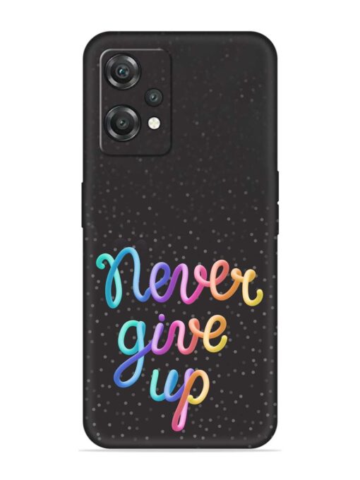 Colorful Stylized Rainbow Embossed Soft Silicone Case for Oneplus Nord Ce 2 Lite (5G)