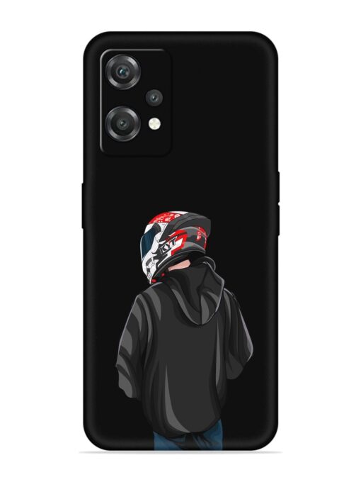 Motorcycle Rider Embossed Soft Silicone Case for Oneplus Nord Ce 2 Lite (5G) Zapvi