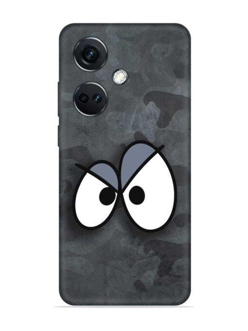 Big Eyes Night Mode Embossed Soft Silicone Case for Oneplus Nord Ce 3 (5G)