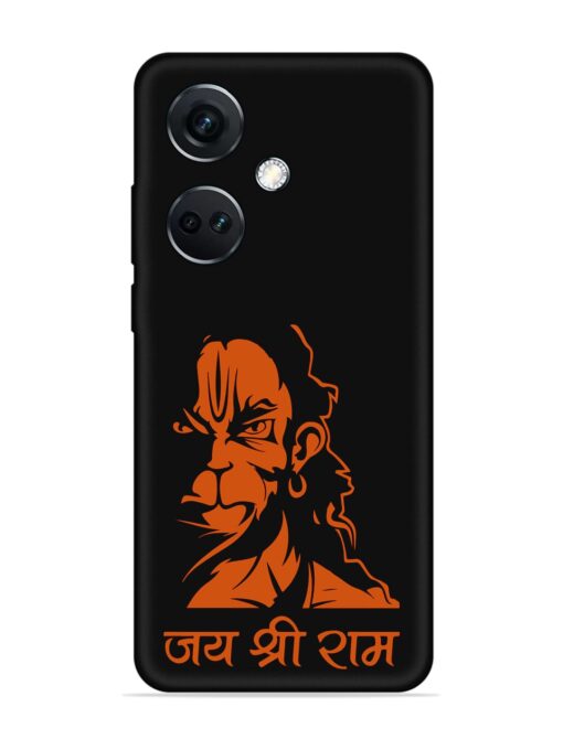 Angry Hanuman Embossed Soft Silicone Case for Oneplus Nord Ce 3 (5G)