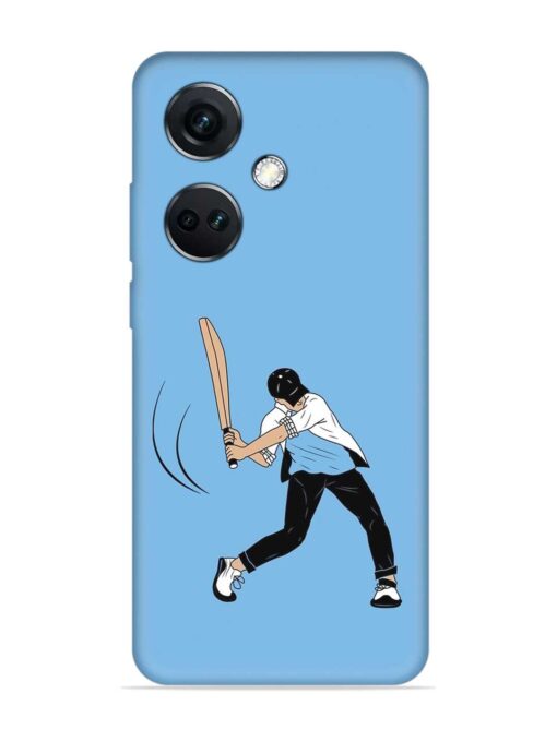 Cricket Gully Boy Embossed Soft Silicone Case for Oneplus Nord Ce 3 (5G)