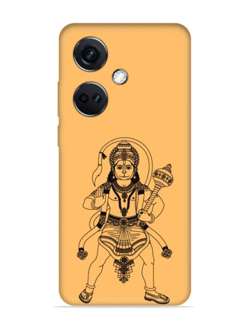 Indian God Hanuman Embossed Soft Silicone Case for Oneplus Nord Ce 3 (5G)