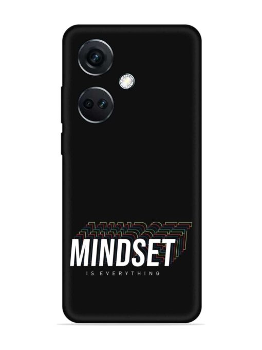 Mindset Everything Slogan Embossed Soft Silicone Case for Oneplus Nord Ce 3 (5G)