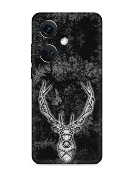 Ancient Deer Embossed Soft Silicone Case for Oneplus Nord Ce 3 (5G)