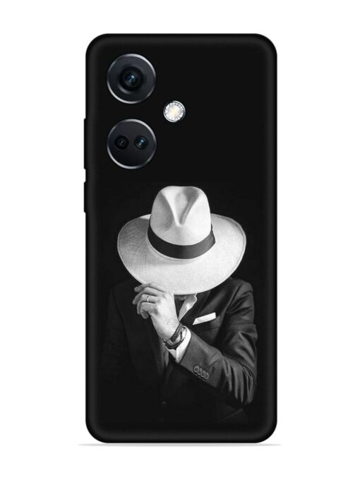 Men Under Hat Embossed Soft Silicone Case for Oneplus Nord Ce 3 (5G)