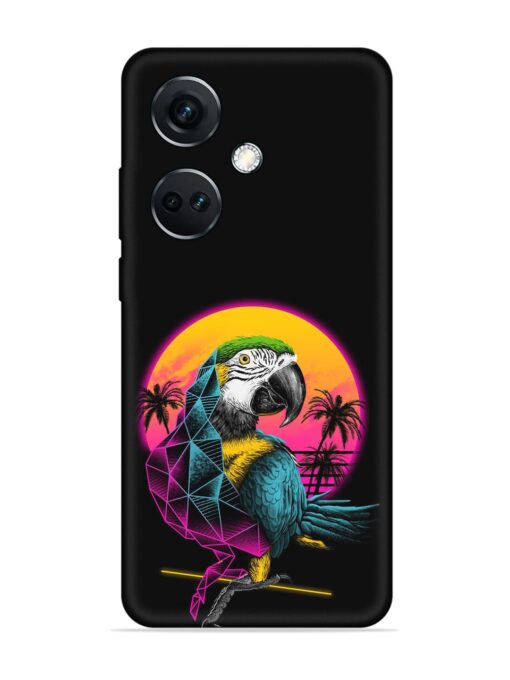 Rad Parrot Embossed Soft Silicone Case for Oneplus Nord Ce 3 (5G) Zapvi