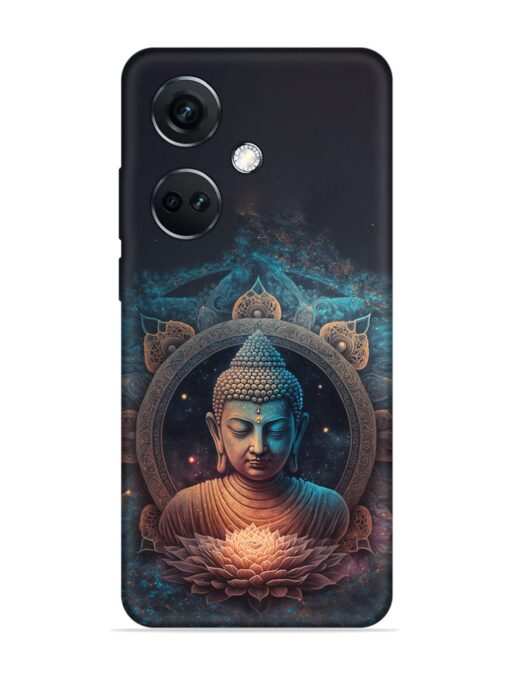 Gautam Buddha Embossed Soft Silicone Case for Oneplus Nord Ce 3 (5G)