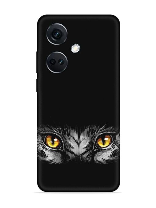 Scary Eye Embossed Soft Silicone Case for Oneplus Nord Ce 3 (5G)