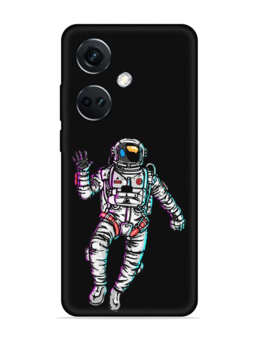 Spaceman Embossed Soft Silicone Case for Oneplus Nord Ce 3 (5G) Zapvi