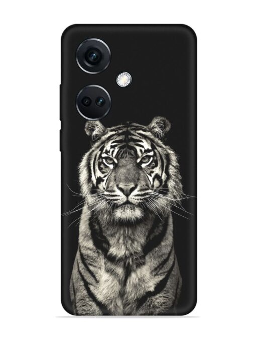 Tiger Art Embossed Soft Silicone Case for Oneplus Nord Ce 3 (5G)