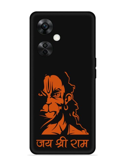 Angry Hanuman Embossed Soft Silicone Case for Oneplus Nord Ce 3 Lite (5G) Zapvi