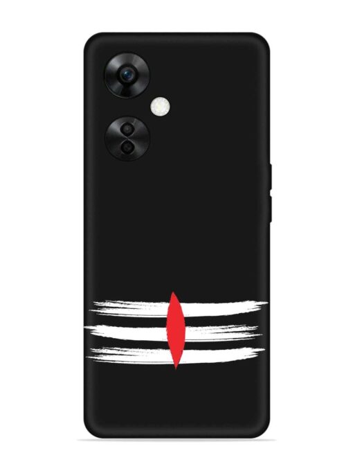 Mahadev Tilak Vector Embossed Soft Silicone Case for Oneplus Nord Ce 3 Lite (5G)