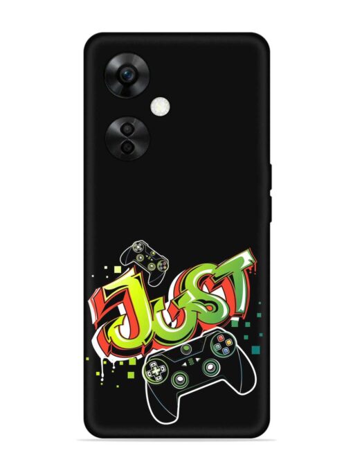 Graffiti Gamepad Illustration Embossed Soft Silicone Case for Oneplus Nord Ce 3 Lite (5G) Zapvi