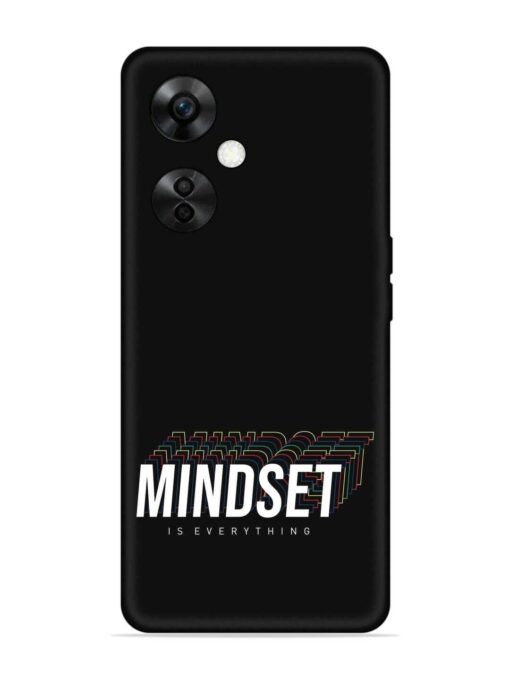 Mindset Everything Slogan Embossed Soft Silicone Case for Oneplus Nord Ce 3 Lite (5G) Zapvi