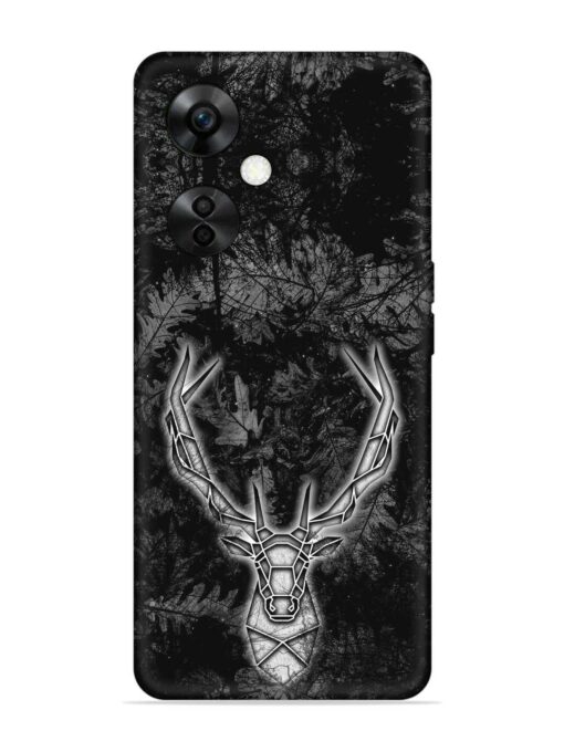 Ancient Deer Embossed Soft Silicone Case for Oneplus Nord Ce 3 Lite (5G)