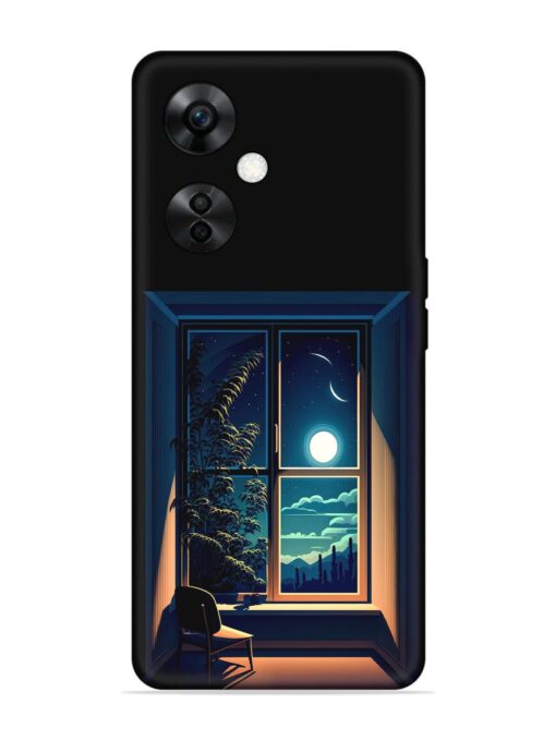 Night View At Window Embossed Soft Silicone Case for Oneplus Nord Ce 3 Lite (5G) Zapvi