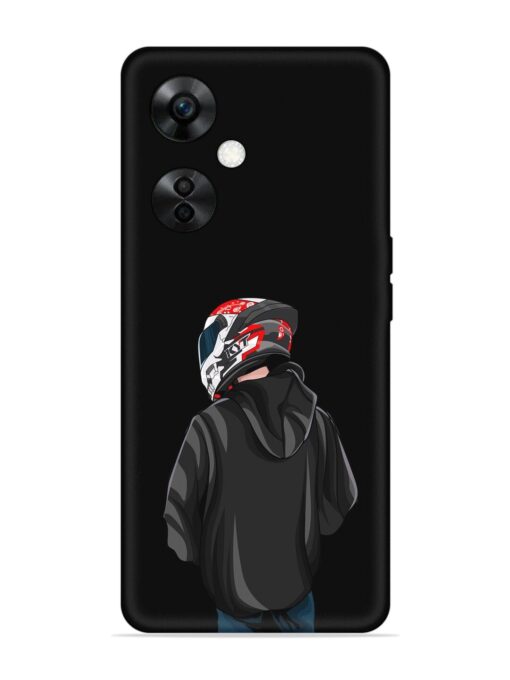 Motorcycle Rider Embossed Soft Silicone Case for Oneplus Nord Ce 3 Lite (5G) Zapvi