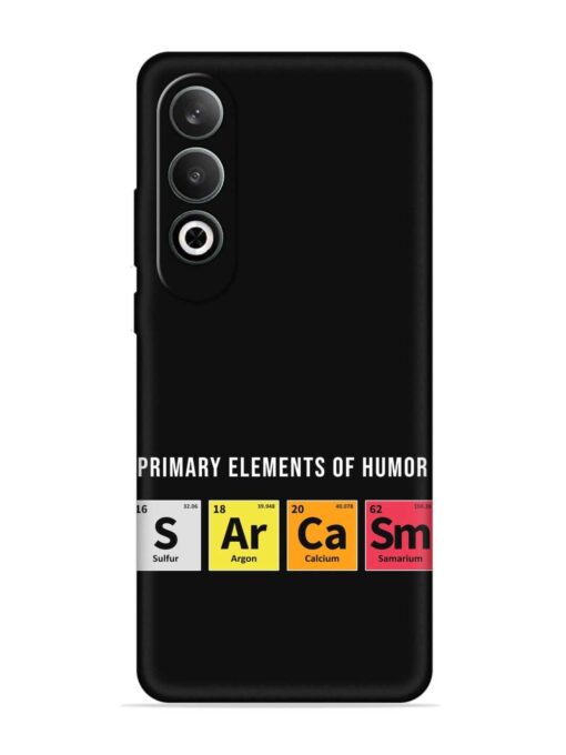 Primary Elements Humor Embossed Soft Silicone Case for Oneplus Nord Ce 4 (5G) Zapvi