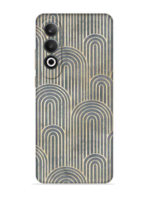 Art Deco Style Embossed Soft Silicone Case for Oneplus Nord Ce 4 (5G) Zapvi