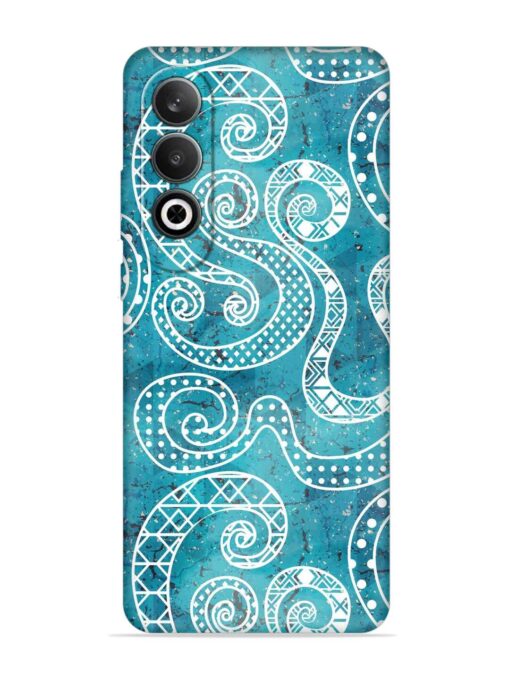 Vintage Curved Seamless Embossed Soft Silicone Case for Oneplus Nord Ce 4 (5G)