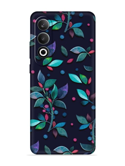 Decorative Watercolor Flower Embossed Soft Silicone Case for Oneplus Nord Ce 4 (5G) Zapvi