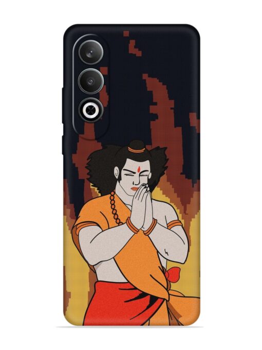 Shree Ram Vector Embossed Soft Silicone Case for Oneplus Nord Ce 4 (5G) Zapvi