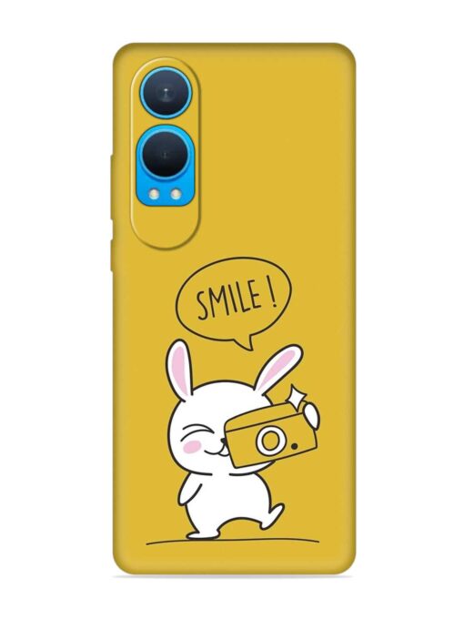 Hey Smile Please Embossed Soft Silicone Case for Oneplus Nord Ce 4 Lite (5G) Zapvi