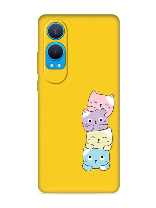 Cartoon Anime Embossed Soft Silicone Case for Oneplus Nord Ce 4 Lite (5G) Zapvi