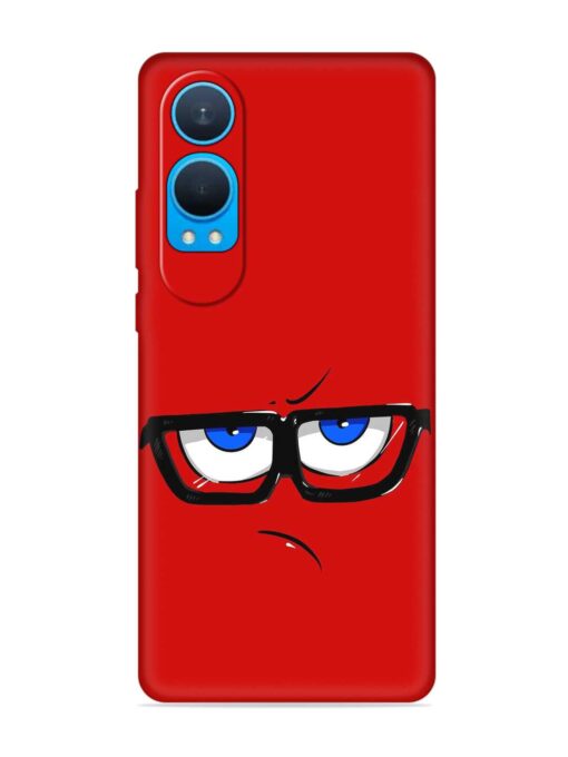 Rad Angry Face Embossed Soft Silicone Case for Oneplus Nord Ce 4 Lite (5G) Zapvi