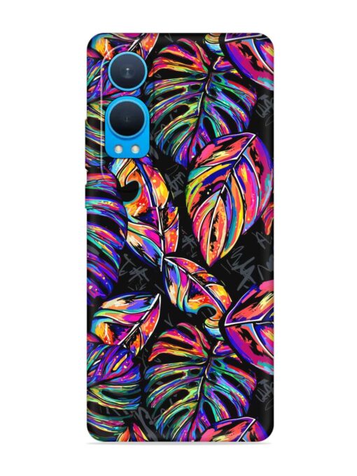 Tropical Seamless Vector Embossed Soft Silicone Case for Oneplus Nord Ce 4 Lite (5G) Zapvi