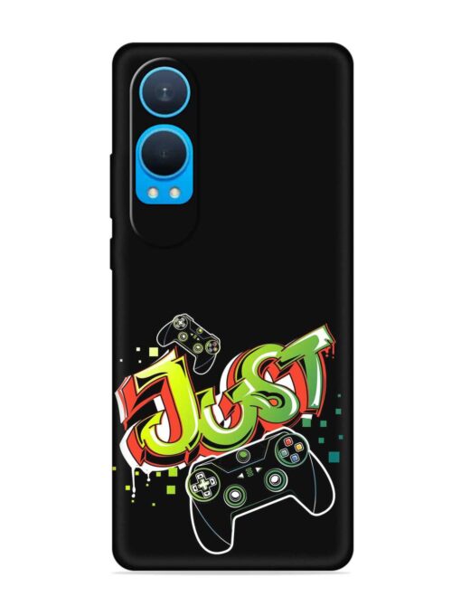 Graffiti Gamepad Illustration Embossed Soft Silicone Case for Oneplus Nord Ce 4 Lite (5G)