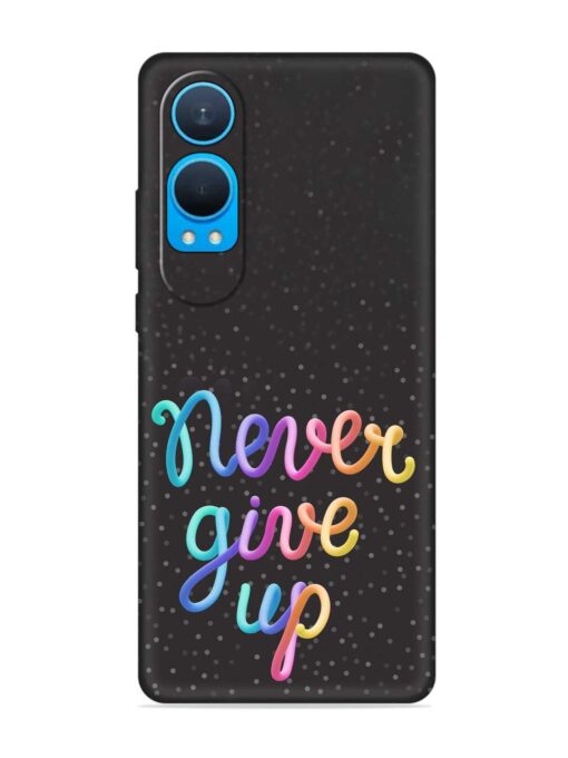 Colorful Stylized Rainbow Embossed Soft Silicone Case for Oneplus Nord Ce 4 Lite (5G) Zapvi