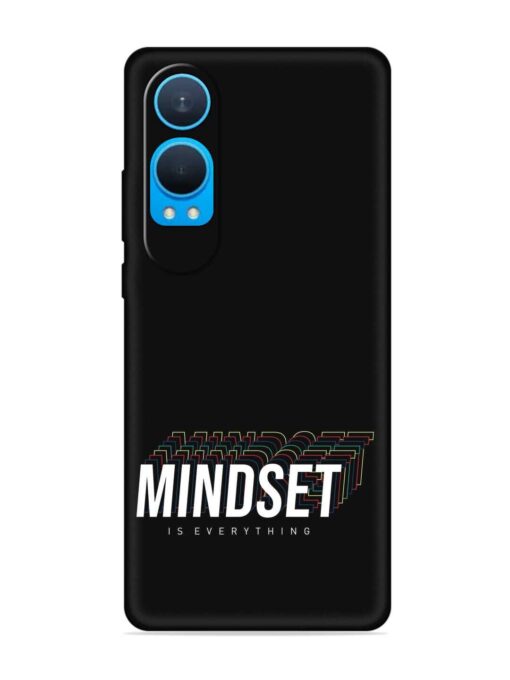 Mindset Everything Slogan Embossed Soft Silicone Case for Oneplus Nord Ce 4 Lite (5G)